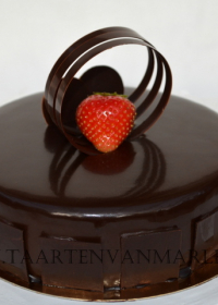 Chocolade spiegeltaart