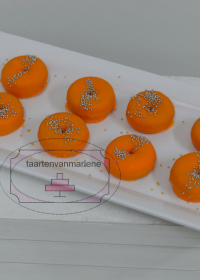 Mini donuts met chocolade