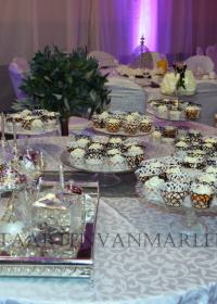 Sweet table met cupcakes