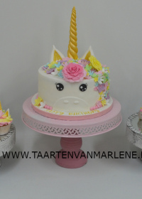 Eenhoorn met cupcakes en cakepops