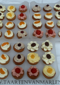 verschillende smaken cupcakes